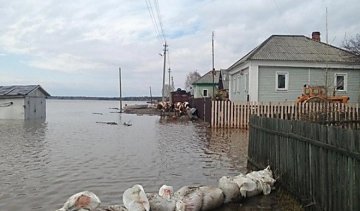 Российский Курган уходит под воду