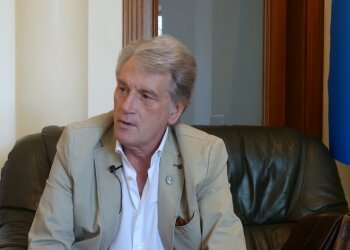 Виктор Ющенко, кадр из видео