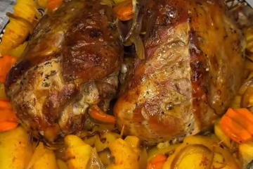 Индюшачьи голени с овощами: фото скрин рецепта