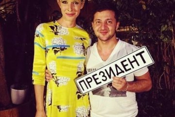 Катя Осадча та Володимир Зеленський