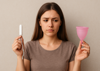 Тампон та менструальна чаша, зображення: Знай.ua