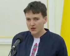Савченко заявила, що мир настане тільки після війни