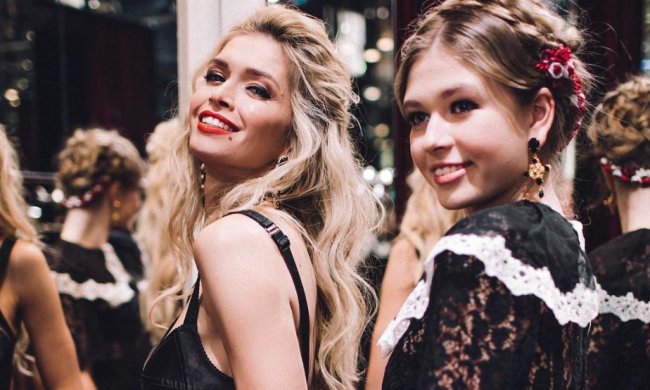 Вера Брежнева с дочкой