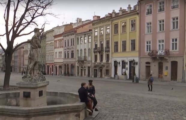 улицы Львова, скриншот с видео