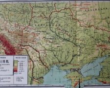 Від Сяну до Дону: в мережу потрапила довоєнна карта України