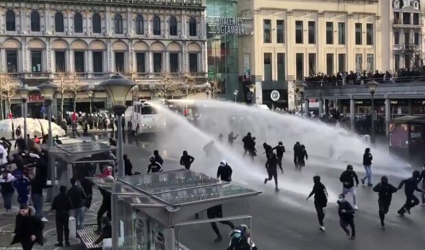 Протесты в Льеже, фото: lameuse.sudinfo.be