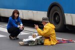 У Вінниці чоловік посеред вулиці погрожував самопідпалом (фото)