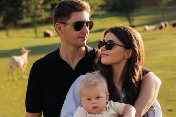 Володимир та Катерина Остапчук з сином, фото з соцмереж