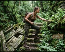Лара Крофт Tomb Raider храм Атлантиди
