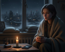 отключение света в Украине \ изображение создано с помощью ИИ