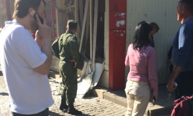 взрыв в Донецке