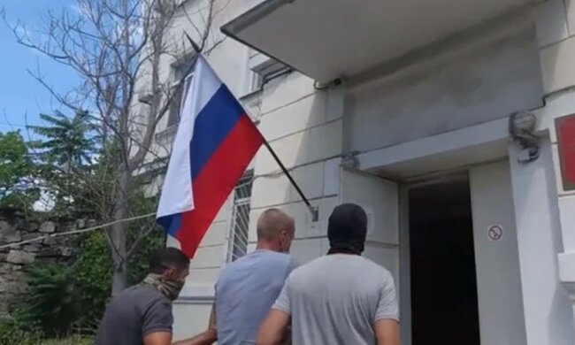 Затримання моряка ФСБ, скріншот відео