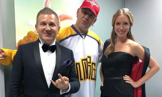 Юрій Горбкнов, Потап, Катерина Осадча. Фото: канал 24.