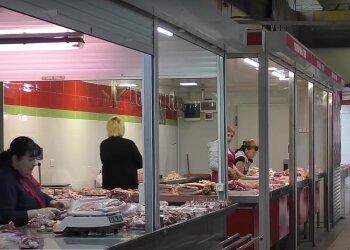 Мясной рынок. Фото: скрин youtube