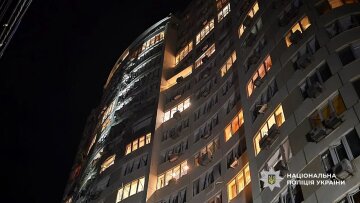 Наслідки влучання у багатоповерхівку в Одесі