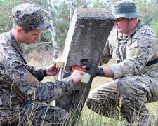 Саперы Нацгвардии провели показательное занятие по подрывному делу (фото)