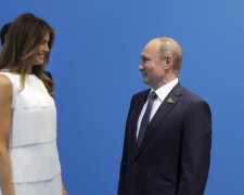 Путін і Меланія помірялись висотою підборів