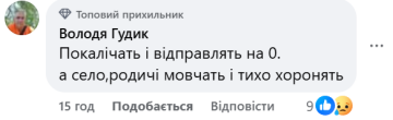 Комментарий на видео с ТЦК / фото: скриншот Facebook