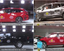 Випробування на міцність: 4 автомобілі пройшли краш-тест (відео)