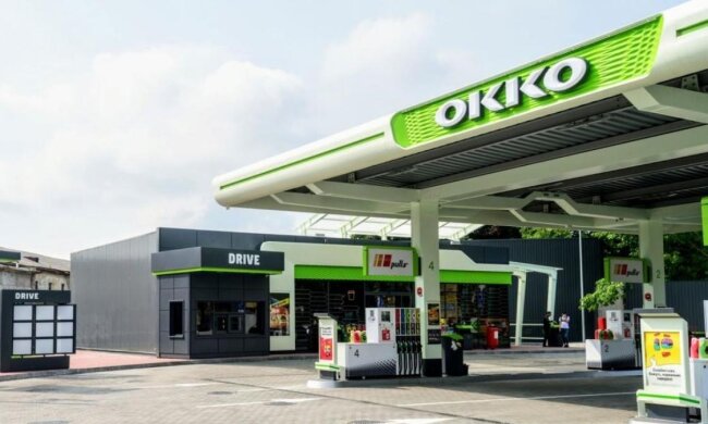 Заправка ОККО, фото из свободных источников