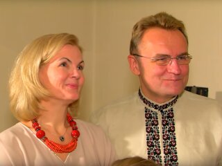 Андрій Садовий з дружиною, скрін з відео