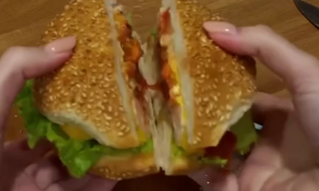 Бургери-гнізда, кадр з відео