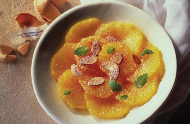 Рецепт медових апельсинів з ванільним кремом