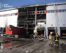 Пожежа на терміналі Нової пошти в Одеській області
