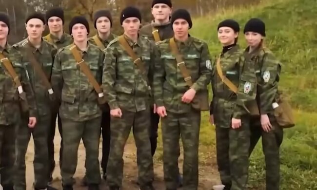 Путинская "Юнармия". Фото: скрин youtube