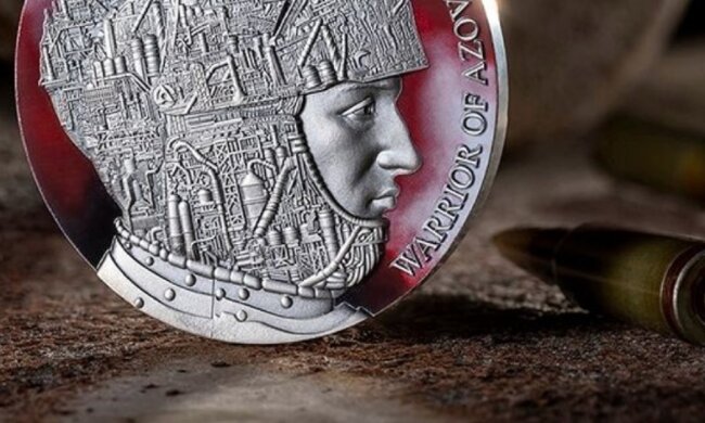 Монета "Воин Азовстали". Фото: Youtube