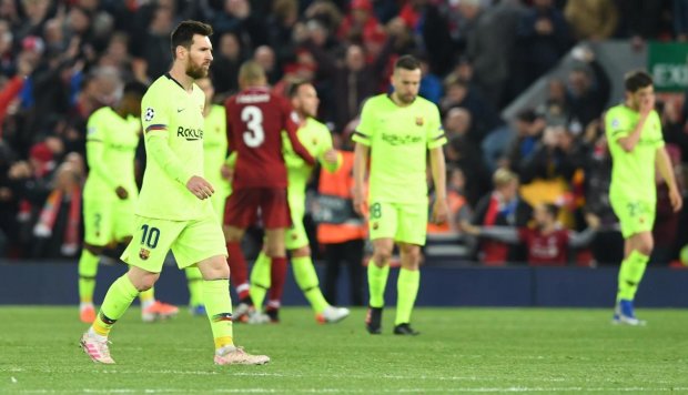 Месси сцепился с фанами Барселоны после разгрома от Ливерпуля
