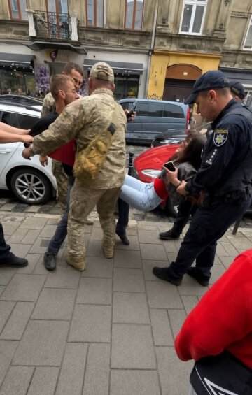 Конфлікт із ТЦК у центрі Львова