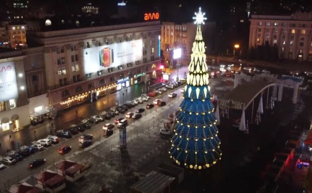 Новорічний Харків, скріншот з відео