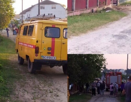 Вибух через ремонт газової труби на Львівшині, скріншот