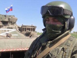Російський окупант, фото: скріншот з відео