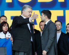 Владимир Зеленский и Петр Порошенко