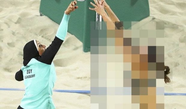 Іранські ЗМІ "замалювали" спортсменку у бікіні