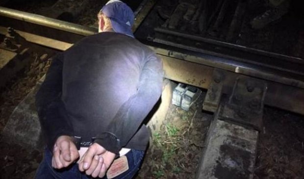 Арестован диверсант, который хотел взорвать железную дорогу под Харьковом
