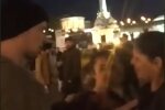 У Києві ветеран АТО побив циганок, скріншот з відео