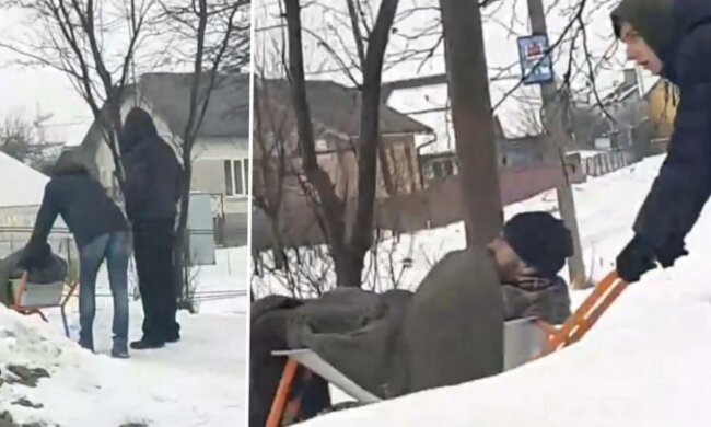 Покатушки на тачці, фото: скріншот з відео