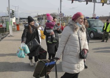Біженці з України. Фото з відкритих джерел