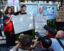 Киянки вийшли на акцію солідарності з польками