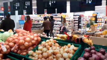 Продукти в супермаркеті в Хврькові, зображення ілюстративне, кадр з відео: YouTube