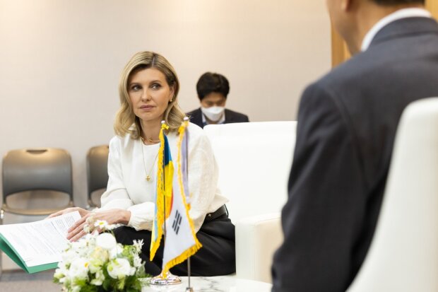 Олена Зеленська у Південній Кореї, фото: Офіс Президента