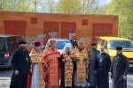 Священники УПЦ повезли Благодатний вогонь у зону ООС