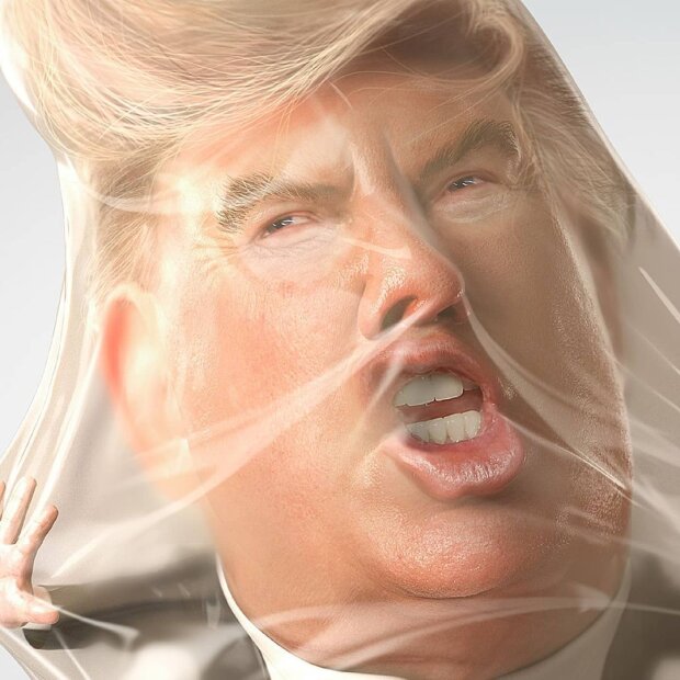 Дональд Трамп в презервативе, фото: Instagram