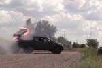 Самодельная РСЗО. Фото: скриншот Twitter