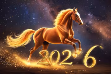 Символ 2026 року, Червоний Кінь, зображення: Pinterest