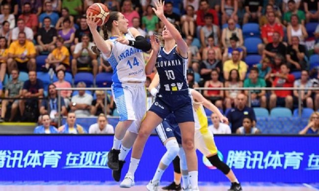 Женская сборная Украины уступила Словакии и вылетела с Евробаскета
