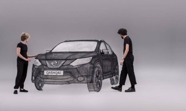 Дизайнери "намалювали" 3D-ручкою найбільшу модель авто (відео)